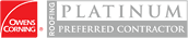 Owens Corning Platinum Preferred Roofing Contractor